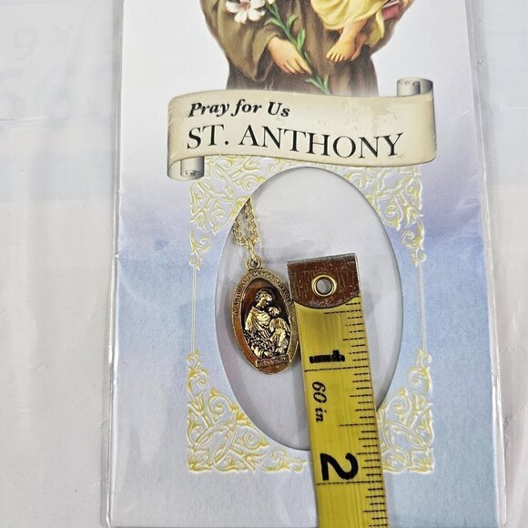 Catholic Prayer Jewelry Pray For Us ST. ANTHONY Religious Jewelry Accent - Picture 14 of 14